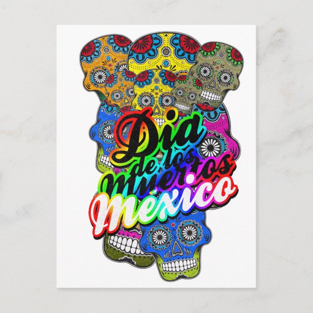 DIA DE LOS MUERTOS VYKORT (Framsida)