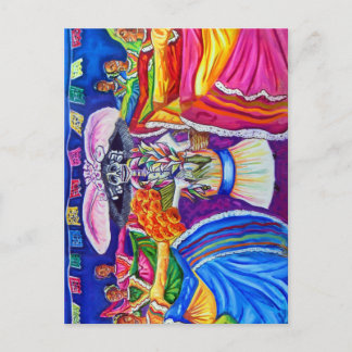 Día de los Muertos Vykort