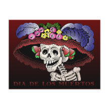 Dia de los Muertos [vykort]
