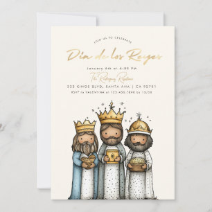 Día De Los Reyes, 3 Kung Party Inbjudningar