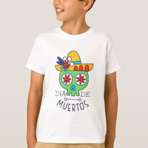 Dia De Muertos - Dagen för dödens utformning T Shirt