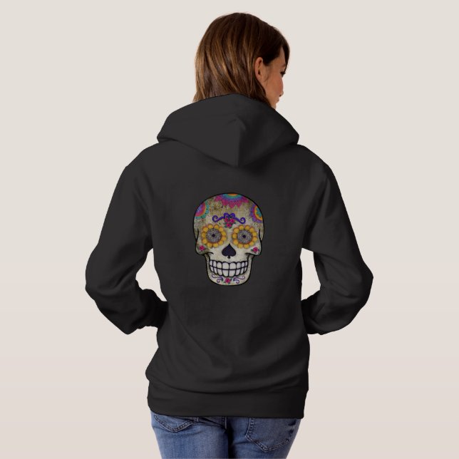 Dia de Muertos | Day of the dead Sugar Skull T Shirt (Hel baksida)