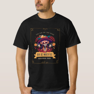 Dia de muertos day of the dead t shirt