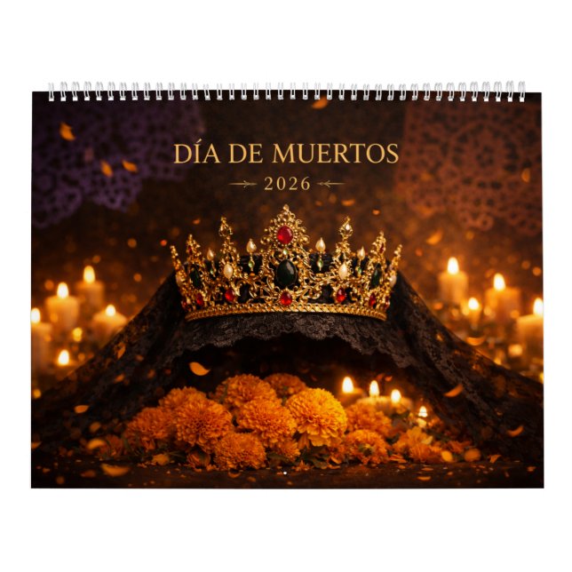 Día de Muertos Kalender 2026 (Omslag)