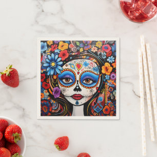 Dia de Muertos ☠️ La Calavera Catrina Pappersservett