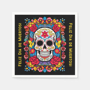 Dia de Muertos Sugar skalle Pappersservett