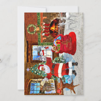 Día de Navidad con Papá Noel Inbjudningar