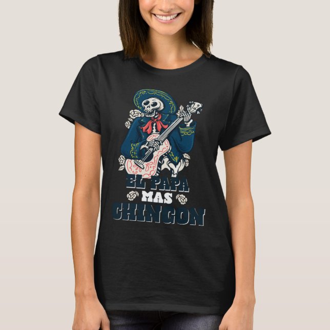 Dia del Padre Regalo Fathers Day El Papa mas Ching T Shirt (Framsida)