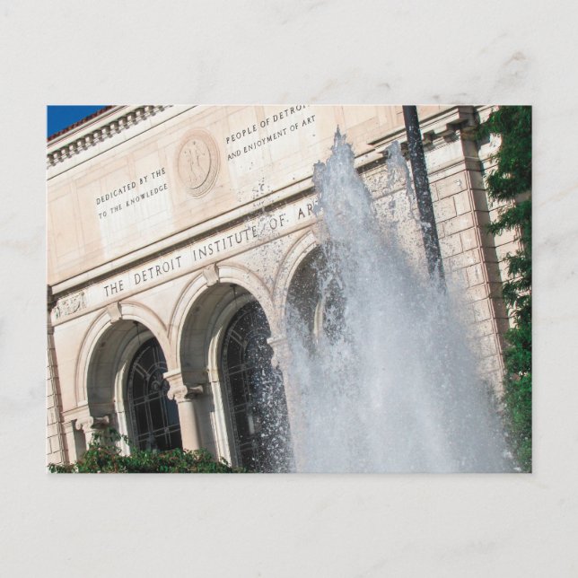 DIA - Detroit Institute of Arts Vykort (Framsida)