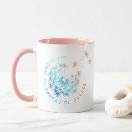 Día Global de Barras de Access taza rosa Mugg