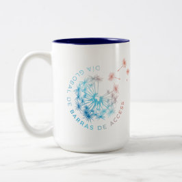 Día Global de Barras de Access taza Två-Tonad Mugg