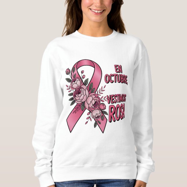 Día internacional del Cáncer de Mama T Shirt (Framsida)