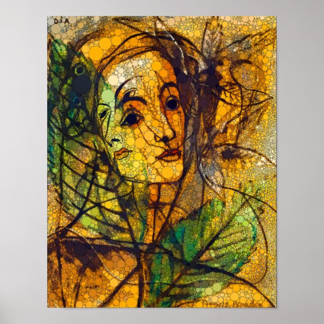 Dia, oändliga prickar efter Francis Picabia Poster (Framsidan)