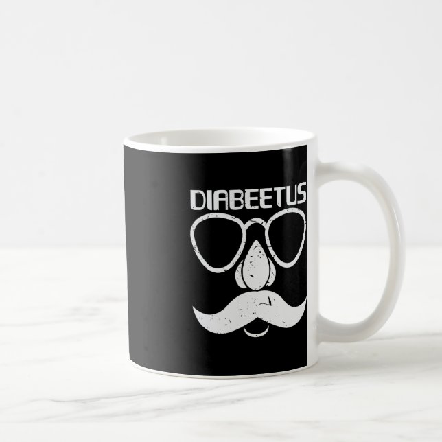 Diabeetus Beard Diabetes Awareness Gift Kaffemugg (Höger)