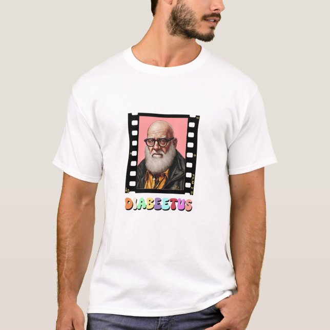 Diabeetus Funny Fall Helgdag Groovy T Shirt (Framsida)