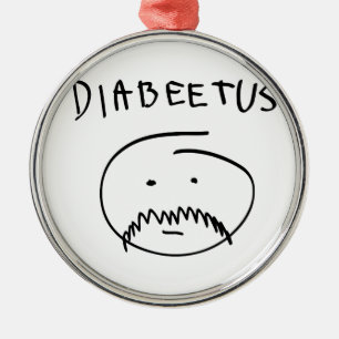 Diabeetus (skissa versionen), julgransprydnad metall