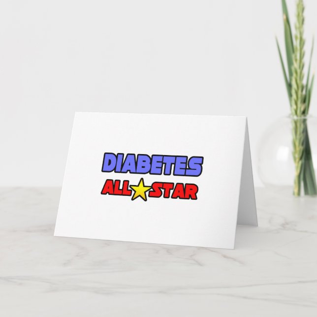 Diabetes alla stjärnor kort (Framsida)
