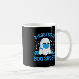 Diabetes är Boo Lakan Blue Grått Diabetes Awarenes Kaffemugg