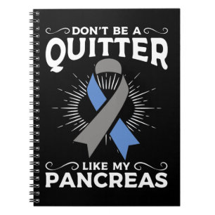 Diabetes Awareness Funny Pancreas T1D Diabetes Anteckningsbok