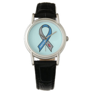 Diabetes Awareness Ribbon Armbandsur