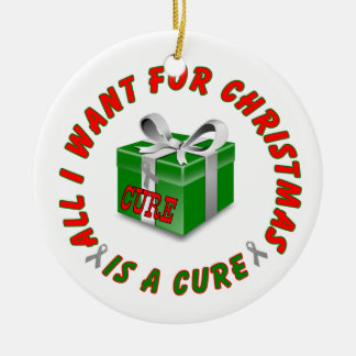Diabetes Awareness Ribbon Cure julprydnad Julgransprydnad Keramik