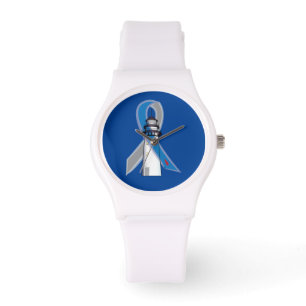 Diabetes Awareness Ribbon Lighthouse of Hope Armbandsur