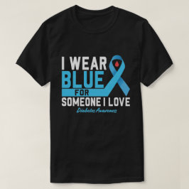 Diabetes Awareness Shirt, I Bära Blue Shirt T