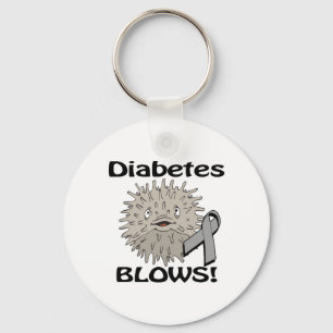 Diabetes Blows Awareness Design Nyckelring