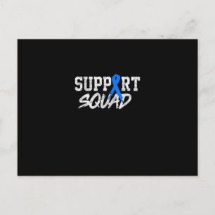 Diabetes Cancer Awareness Month Support Squad Blue Vykort