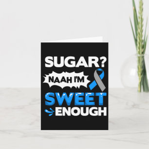 Diabetes citerar Diabetes Fighter Diabetes Awarene Kort