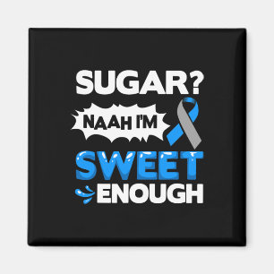Diabetes citerar Diabetes Fighter Diabetes Awarene Magnet