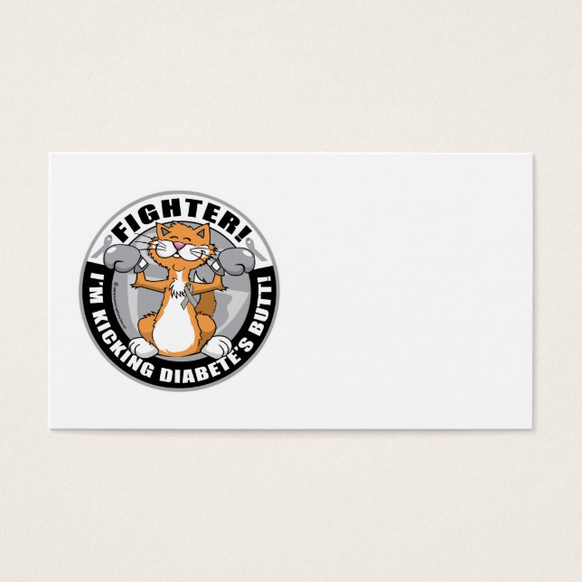 Diabetes Fighter Visitkort (Framsidan)
