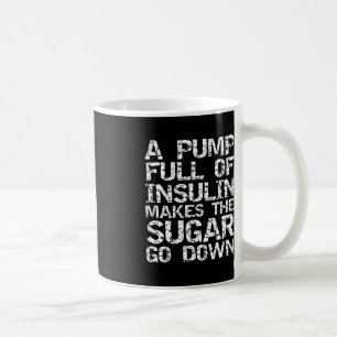 Diabetes Gift en Fullt av insulinet ger insulinet Kaffemugg