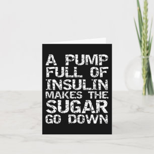 Diabetes Gift en Fullt av insulinet ger insulinet Kort