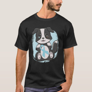 Diabetes Gräns Collie Blue Ribbon Cute Samlare Do T Shirt