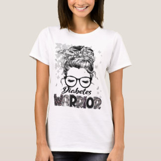 Diabetes Krigarkvinnor Flicköverlevande T Shirt