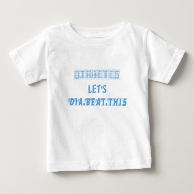 diabetes låt media slå detta t shirt (Framsida)