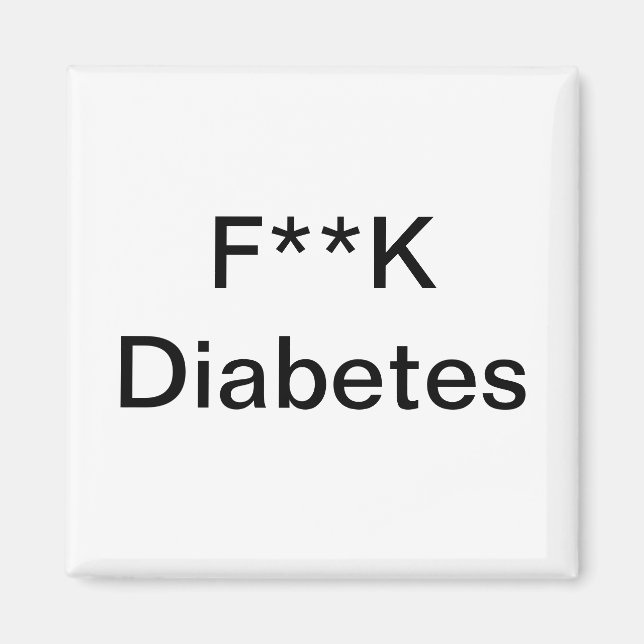 Diabetes magnet (Framsidan)