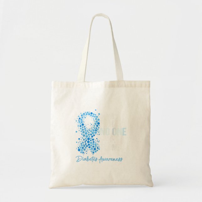 Diabetes Medvetenhet Design 24 Tygkasse (Framsidan)