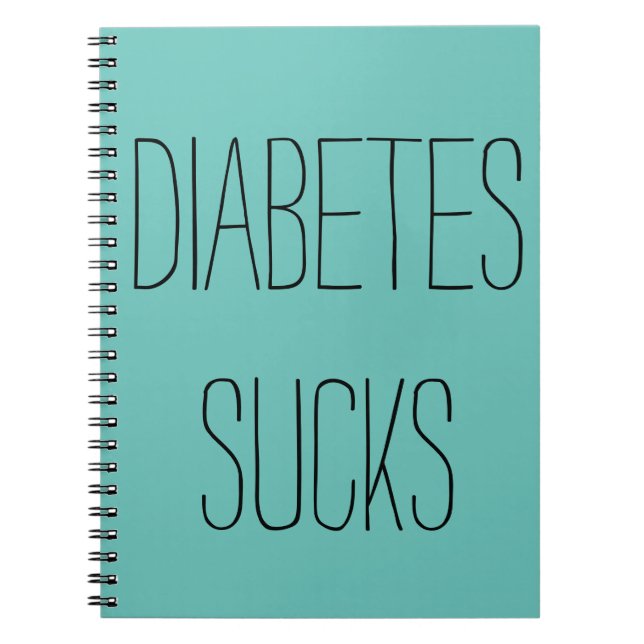 Diabetes notebook anteckningsbok (Framsidan)
