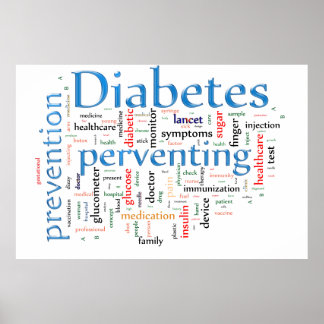 Diabetes och förebyggande poster