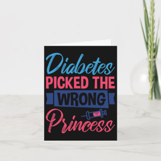 Diabetes Plockade fel prinsessa1 Kort