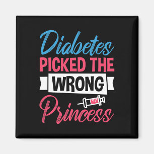 Diabetes plockade fel prinsessa magnet