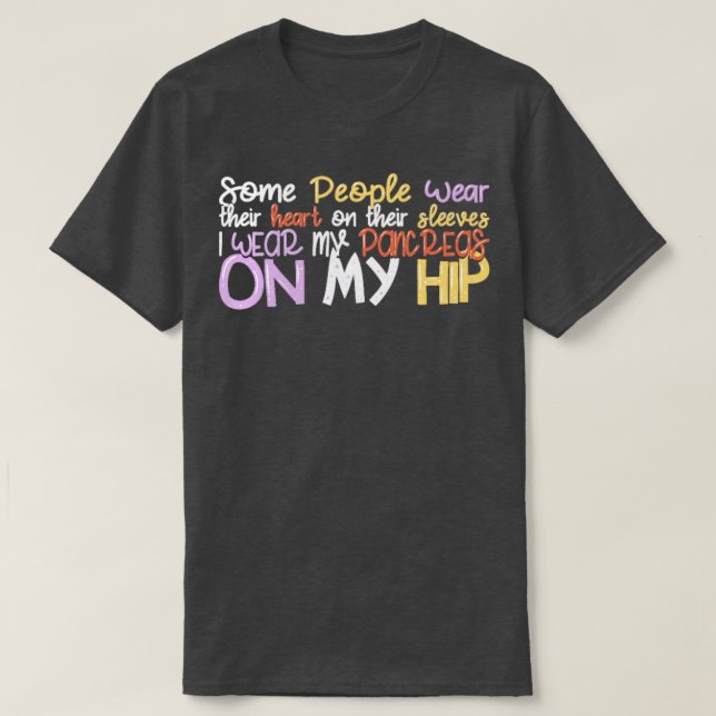 Diabetes Socker Insulin Human Winthrop typ 1 T Shirt (Design framsida)