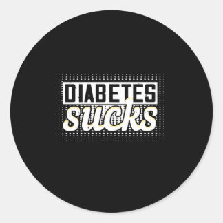 Diabetes Sucks Runt Klistermärke