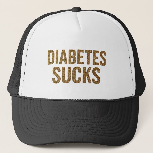 Diabetes suger mössa. keps (Framsida)