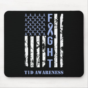 Diabetes T1d Awareness Month Fight Flagga Blue Rib Musmatta