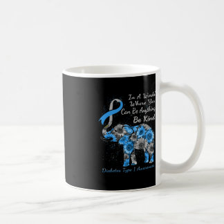 Diabetes Typ 1 Awareness Solros Elephant Be Ki Kaffemugg