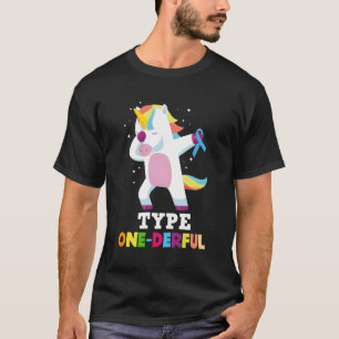 Diabetes typ 1 - diabetes T1D typ 1 - Derful Unico T Shirt