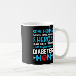 Diabetes Typ 1 Survivor Mamma - Kvinnor T1 Diabete Kaffemugg